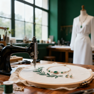 El arte del bordado en pedrería